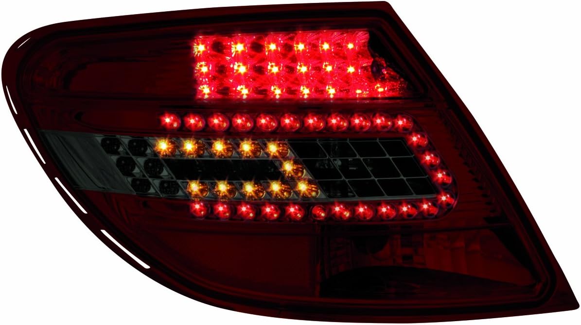 LED Rückleuchten Mercedes C W204 ab 07 red/smoke : Amazon.de: Auto ...